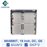 Huawei MA5680T IEC OLT GE DC (19 polegadas) 14 slots equipados com 2 * SCUN 2 * GICF 2 * PRTE